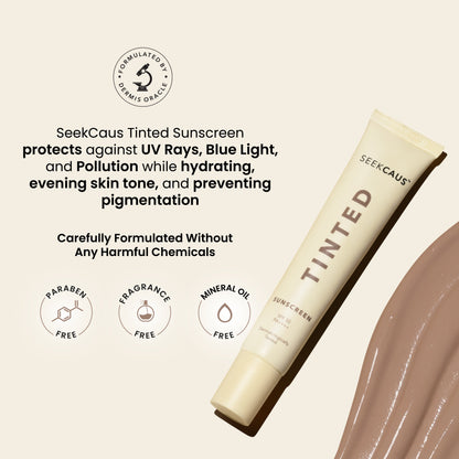Seekcaus Tinted Sunscreen Gel SPF 50 PA++++