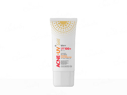 Acne-UV Gold Sunscreen Gel Cream SPF 100+ PA++++