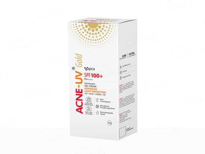 Acne-UV Gold Sunscreen Gel Cream SPF 100+ PA++++