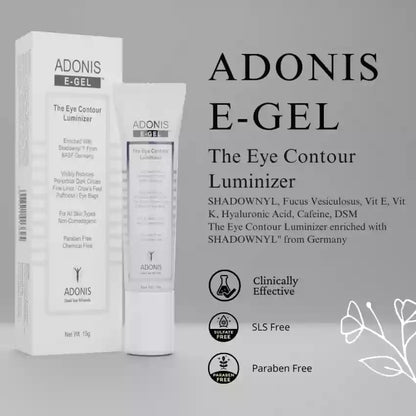 Adonis E gel eye contour luminizer 15g