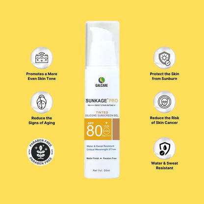 Sunkage Pro Tinted SPF80 Sunscreen 50ml