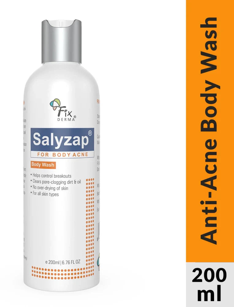 Salyzap for body acne body wash 200ml