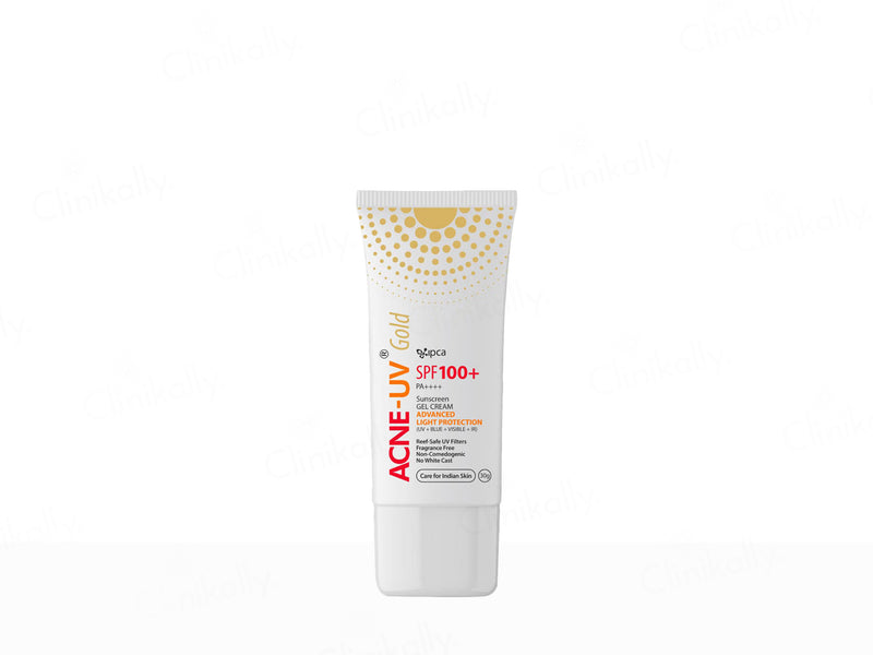 Acne-UV Gold Sunscreen Gel Cream SPF 100+ PA++++