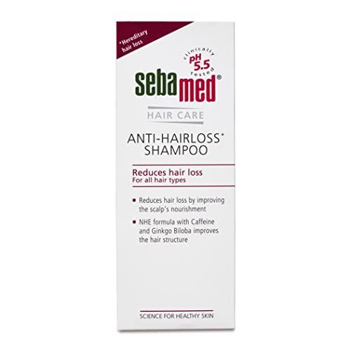 Sebamed Anti- Hairloss Shampoo 200Ml|Ph 5.5|Reduces Hairloss|Caffeine&Gingko Biloba|All Hair Types