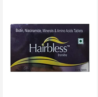 Hairbless strip pack  30 tab