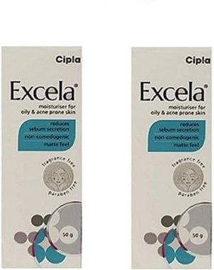 Excela moisturiser for oily and acne prone skin (Pack of 2)
