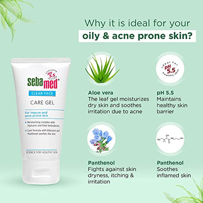 Sebamed Clear Face Care Gel 50Ml