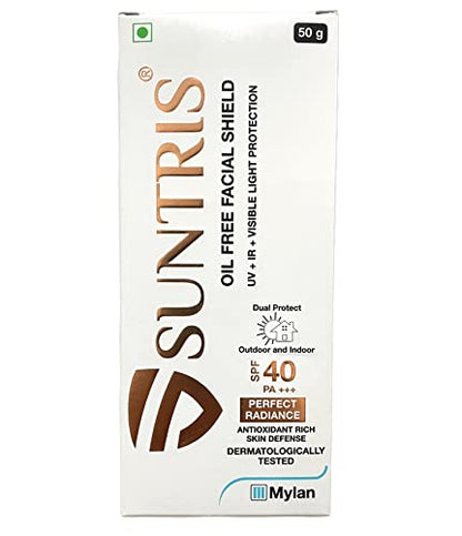 Mylan Suntris Oil Free Facial Shield SPF 40 PA+++, 50g