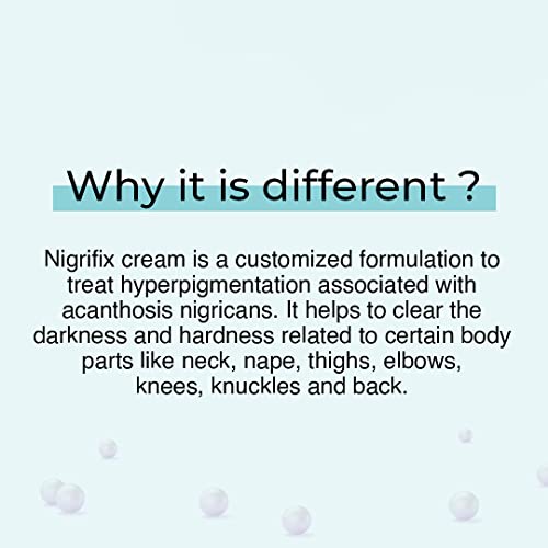 Fixderma Nigrifix cream for Acanthosis Nigricans | For Dark Body Parts Like Neck, Knuckles, Armpits, Ankles, Thighs, Elbows | Exfoliant- 100g