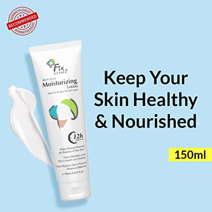 Fixderma Moisturizing Lotion Daily Moisturizer for Dry Skin 150ml . keeps your skin healthy and nourished 