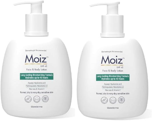 Glowderma Moiz lmf 48 lotion 200ml pack of 2