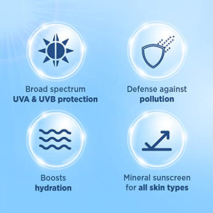 La Shield Pollution Protect | Mineral Based Sunscreen Gel | For Expert Urban Protection, SPF 50 And PA+++, 50 Grams (Pack of 2)