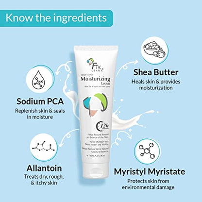 Fixderma Moisturizing Lotion Daily Moisturizer for Dry Skin 150ml  Ingredients benefits 