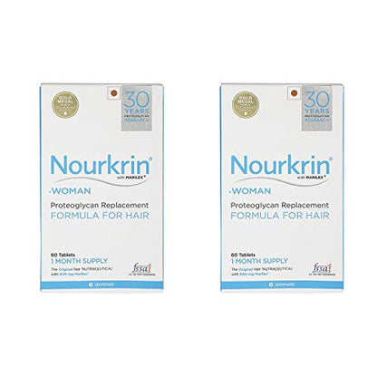 Nourkrin Woman Hair Growth 60 Tablets 1 Month Pack of 2