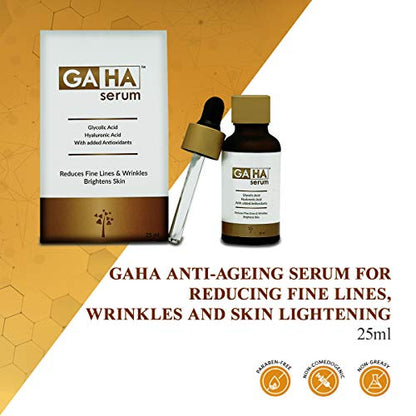 GAHA anti-aging serum for wrinkle free and brightening skin, all skin types 25ml