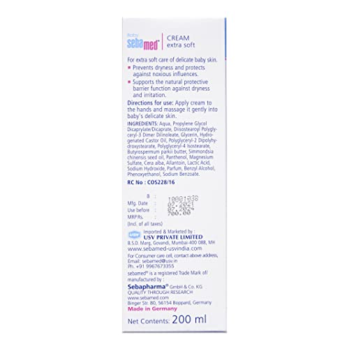 Sebamed Baby Cream Extra Soft 200m