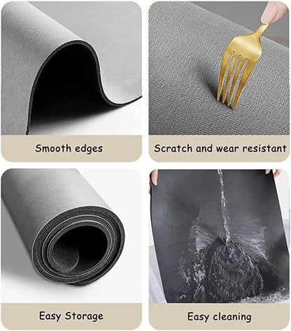 Quick-Drying Mat - Pack of 2 ((Assorted)) Dish Drying Mat