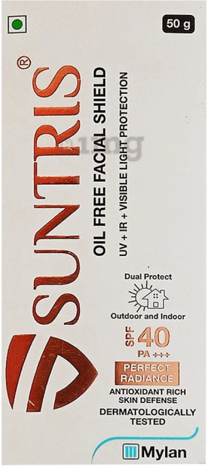 Suntris spf 40 oil free sunscreen 50g pack of 2