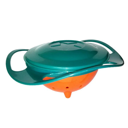 Pack Of 3 Gyro Bowl  Non Spill Feeding Toddler Gyro Bowl 360 Degree Rotating Dish (Color: Assorted)