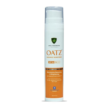 Oatz Radiance Sunscreen SPF 50 PA+++ 50gms