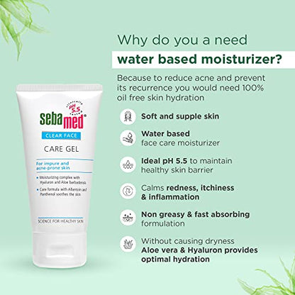 Sebamed Clear Face Care Gel 50Ml