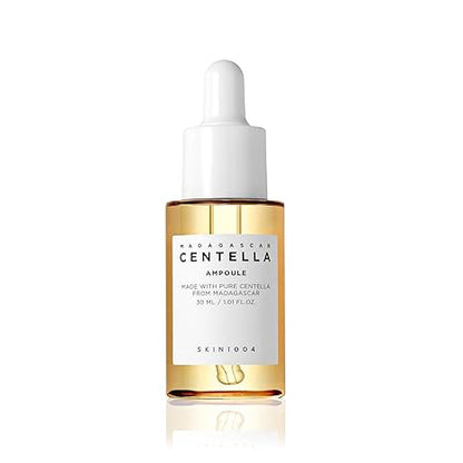 SKIN1004 Madagascar Centella Asiatica Ampoule Facial Serum |100% Centella Asiatica Extract for Soothing Sensitive and Acne-prone Skin, 30ml