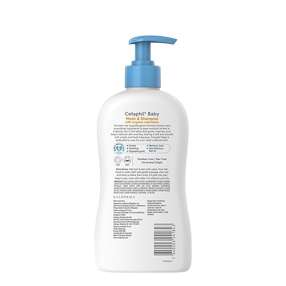 Cetaphil Baby Wash & Shampoo with Organic Calendula