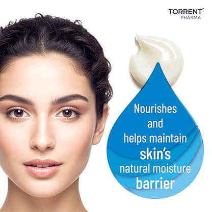 Dewsoft Moisturising Cream 150g with Coconut & Aloe for Daily Hydration - By Torrent Pharma