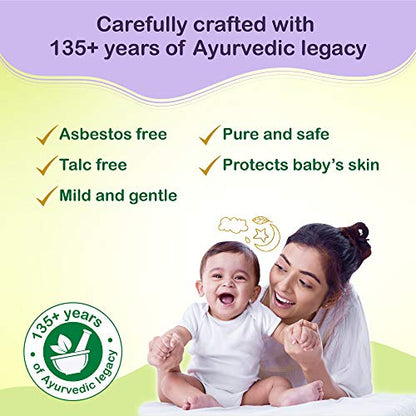 Dabur Baby Powder: Talc  Pack of 150 g