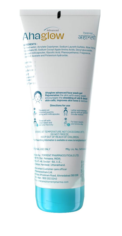 Ahaglow facewash 200gms pack of 3