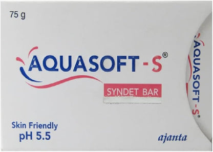 Aquasoft S syndet bar 75g pack of 2