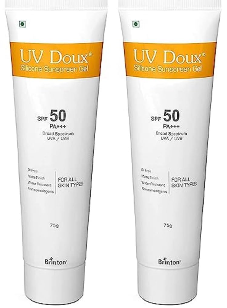 UvDoux Face & Body Sunscreen gel with SPF 50 PA+++ in Matte Finish and Oil Free Formula| Water Resistant Sunscreen| Protection against UVA/UVB Rays (100 GM)
