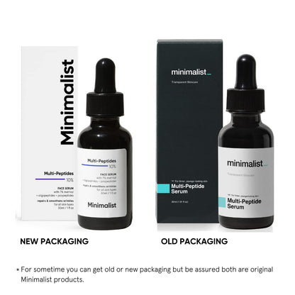 Minimalist Multi Peptide Night Face Serum for Ageless Younger Skin