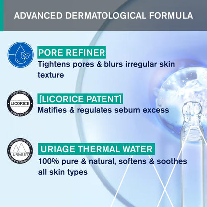 Uriage Hyseac Matifying Emulsion Face Cream Combination to Oily Skin Controls Shine &amp; Tightens Pores 40ML