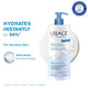 Uriage Daily Moisturizing Body Wash with Shea Butter Dermatological Cleanser for Face, Body & Hair 500ML