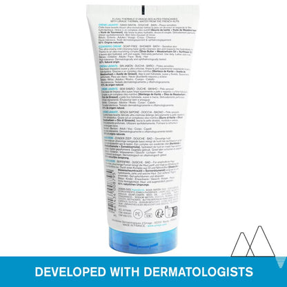 Uriage Daily Moisturizing Body Wash with Shea Butter Dermatological Cleanser for Face, Body &amp; Hair 200ML