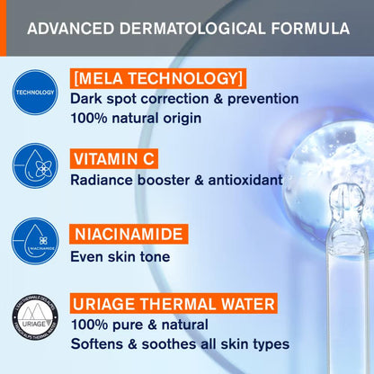 Uriage Depiderm Brightening Cleansing Foaming Cream With Vitamin C 100ml