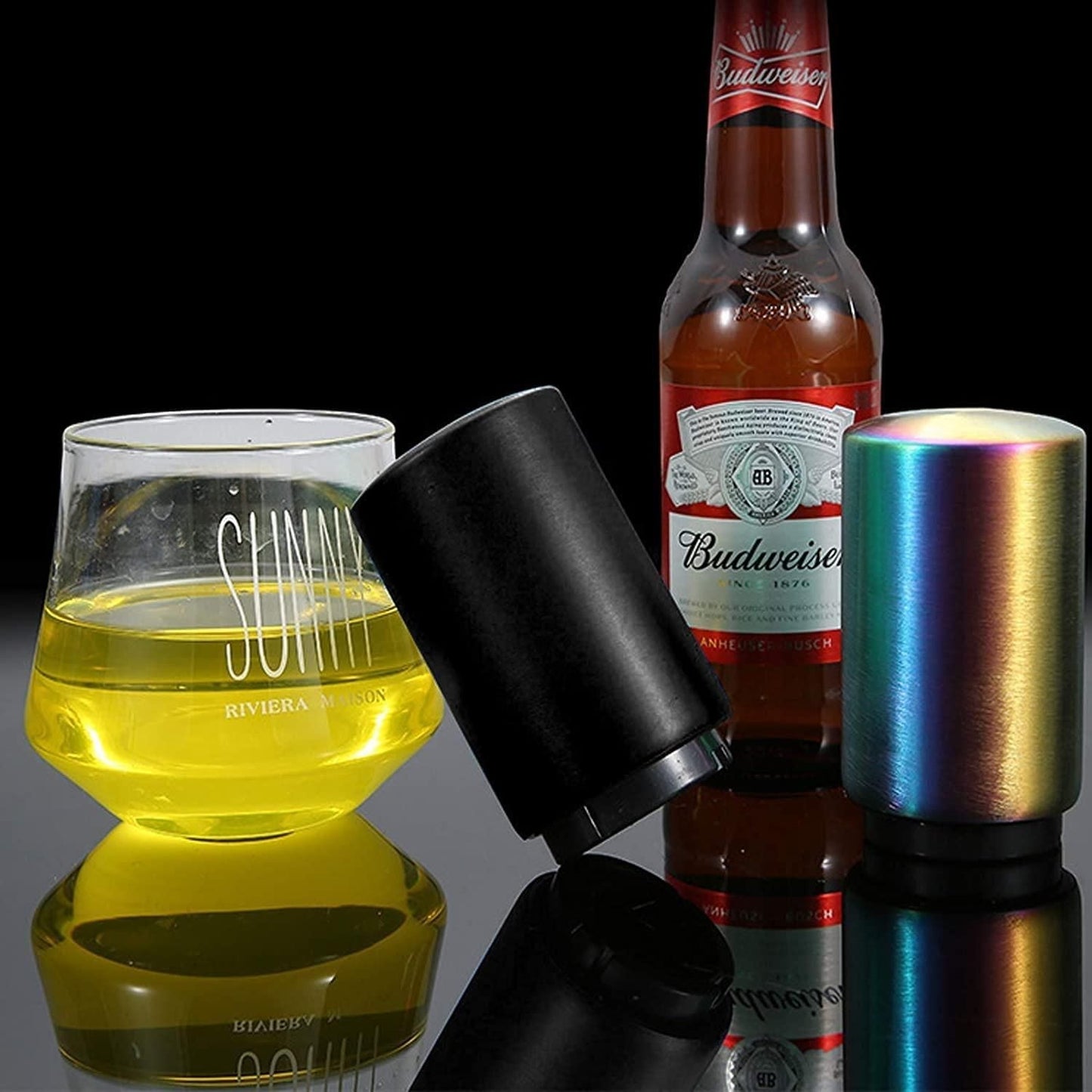 Stainless Steel Automatic Push & Pull Bottle Opener