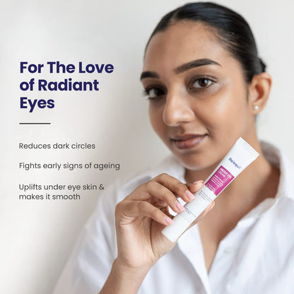 RE' EQUIL Under Eye Cream for Dark Circles, Wrinkles, Puffy Eyes, and for all skin types - 20g