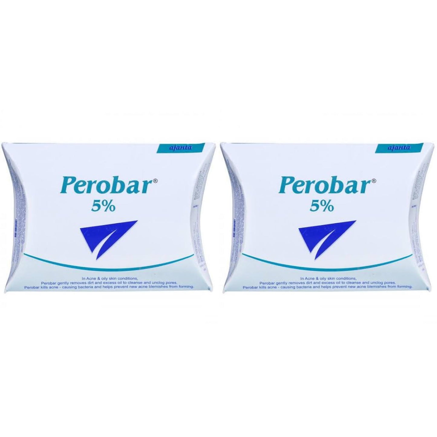 Perobar 5% Soap 75g pack of 2
