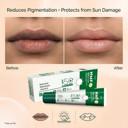 NMFe Brite Lip Care SPF 50 PA+++ | Brightening & Hydrating Lip Balm |10gm