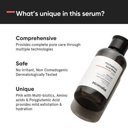 MINIMALIST POLYHYDROXY PHA 03% FACE TONER 150ML