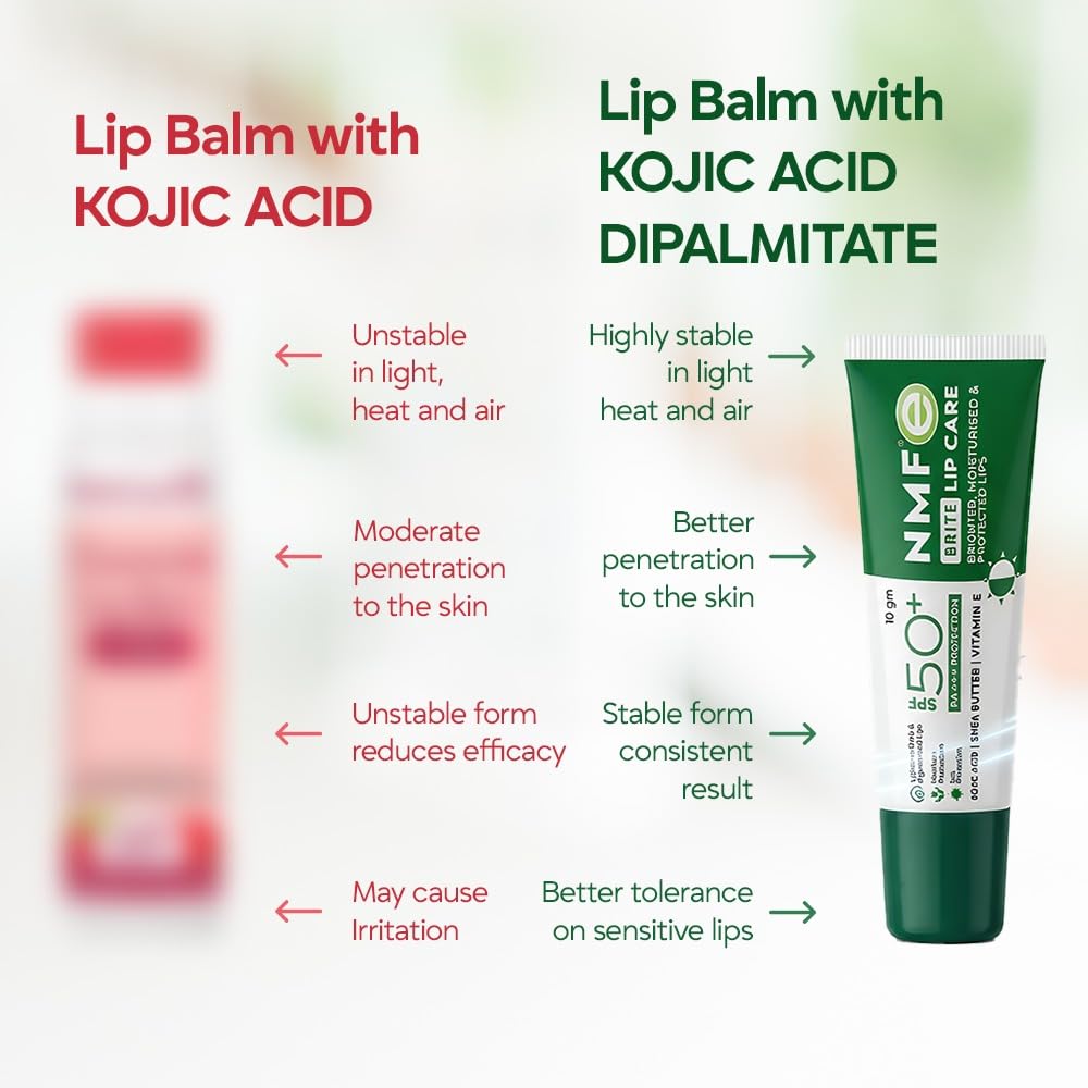 NMFe Brite Lip Care SPF 50 PA+++ | Brightening & Hydrating Lip Balm |10gm