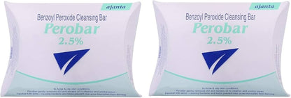 Perobar 5% Soap 75g pack of 2