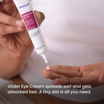 RE' EQUIL Under Eye Cream for Dark Circles, Wrinkles, Puffy Eyes, and for all skin types - 20g