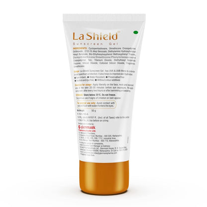 La Shield SPF 40 & PA+++ Mineral Based Sunscreen Gel | Suitable For All Skin Types, 50 Grams