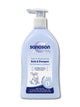 Sanosan baby bath & shampoo 500 ml | glowderma