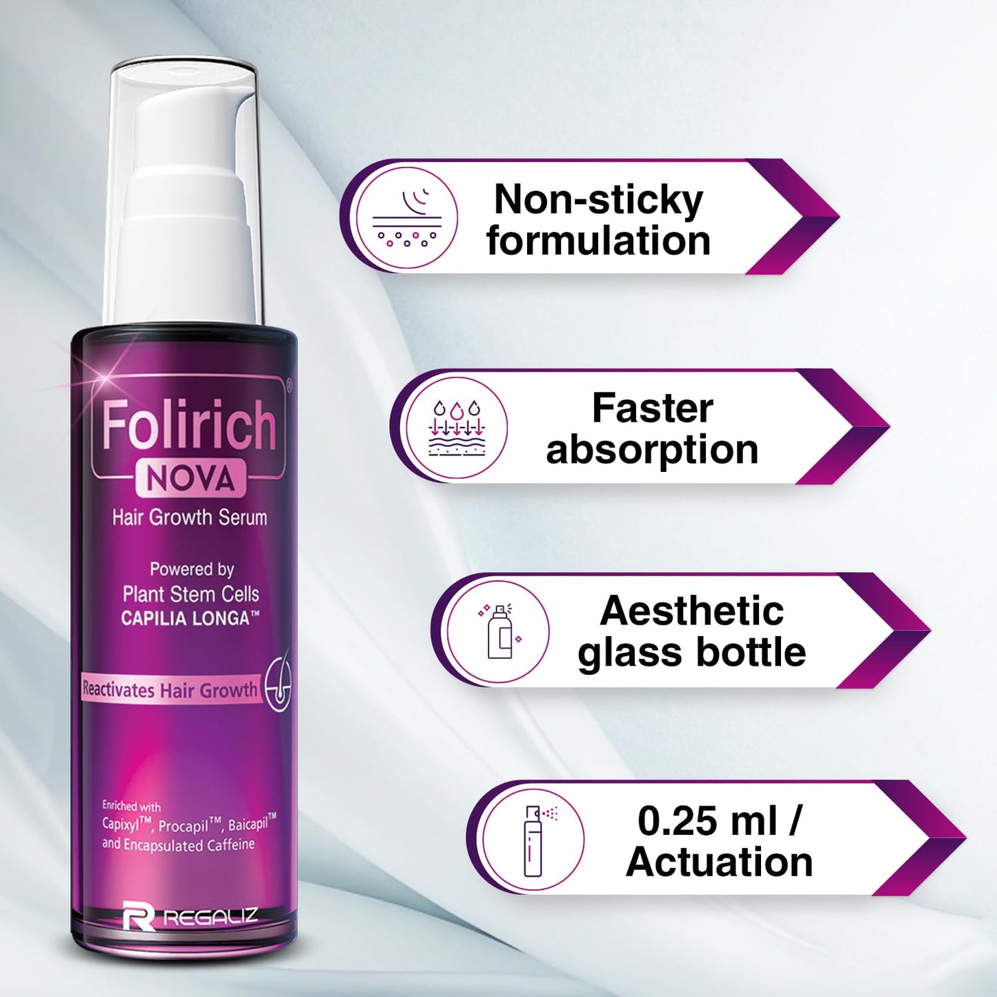 Regaliz Folirich Nova Hair Growth Serum 50 ml
