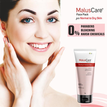 Maluscare face pack cleanser 75g pack of 2