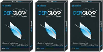 Depiglow tablets 1x10 pack of 3
